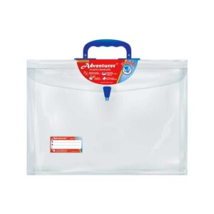 [ One Touch ]  Expanding Plastic Envelope with Handle